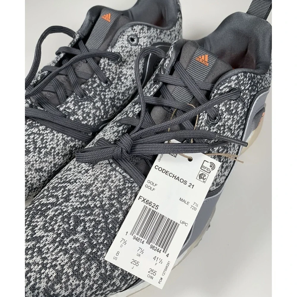 ADIDAS CodeChaos 21 Primeblue Golf Shoes Gray Women's Size 9.5 *NEW* FX6625 $150
